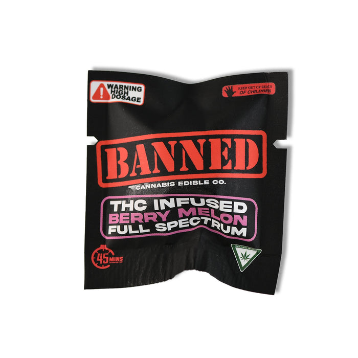 Banned Berry Melon Single Gummy 200mg
