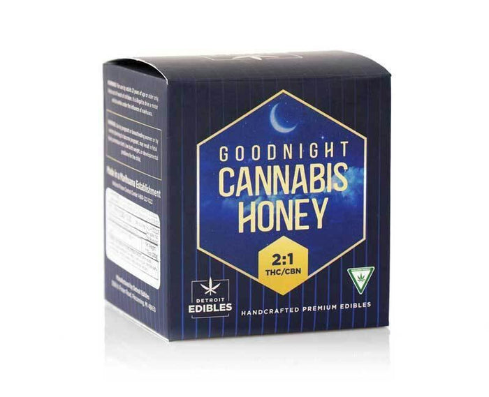 Detroit Edibles Goodnight Cannabis Honey 200mg 100mg