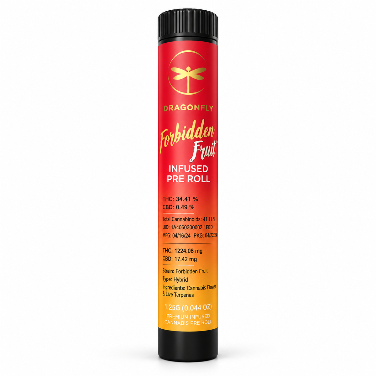 Dragonfly Forbidden Fruit 1.25g Pre Roll