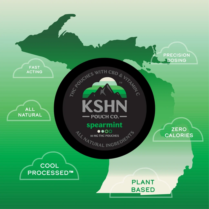 Spearmint KSHN 10mg THC Pouch 20ct
