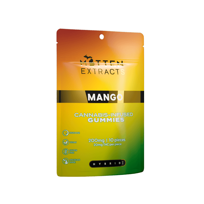 Mango Gummies | 200mg | 10ct | 20mg/each