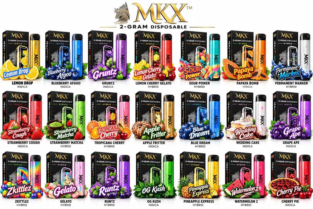 MKX 2-Gram Disposable various flavors