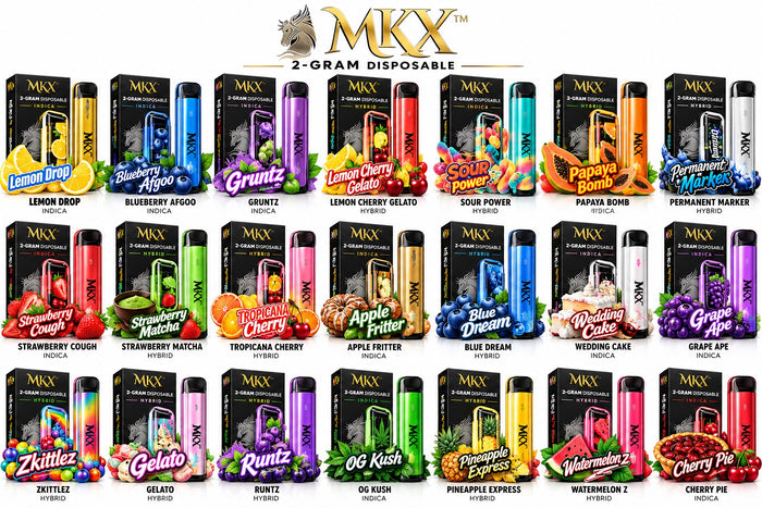 MKX 2-Gram Disposable various flavors