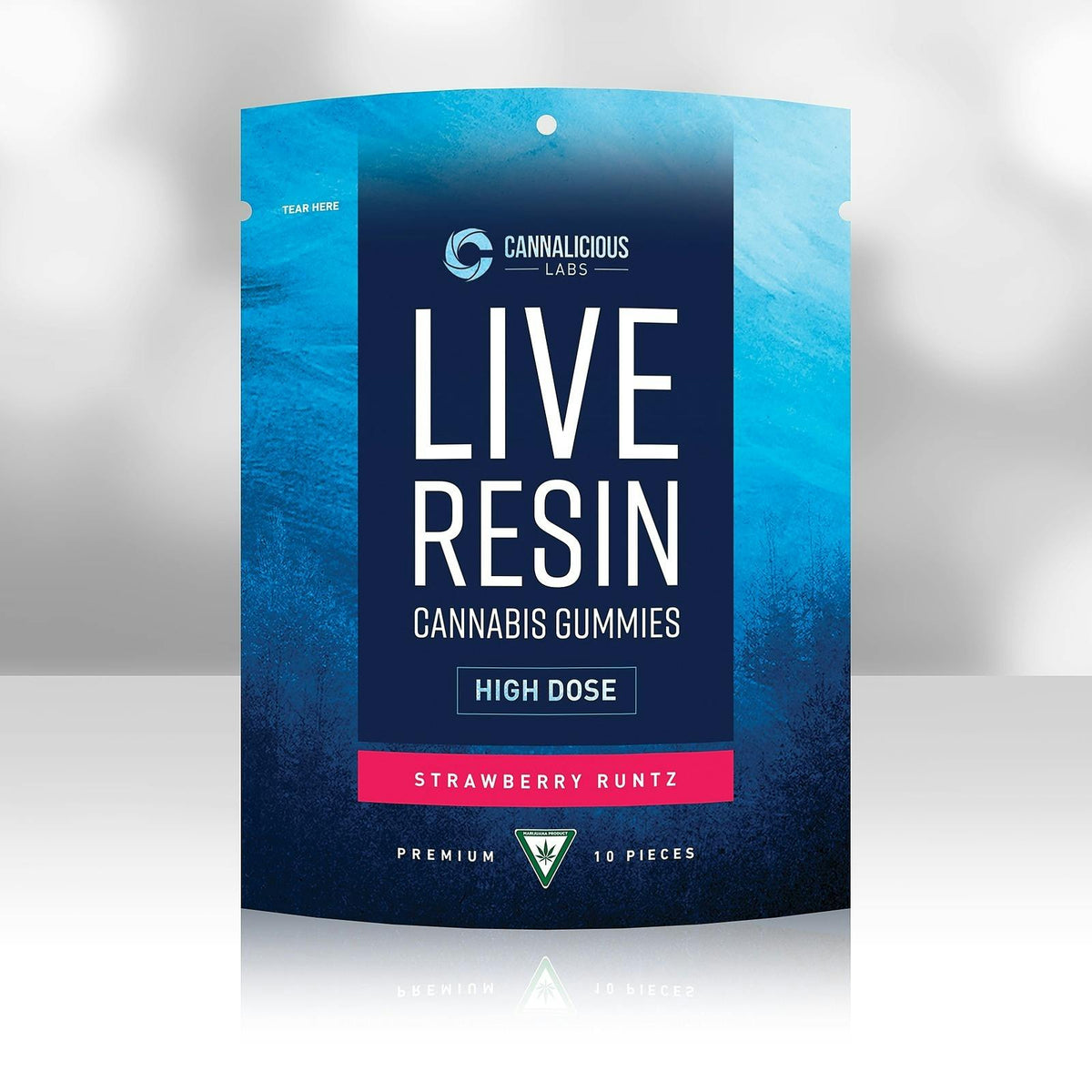 Strawberry Runtz Live Resin Gummies 200mg