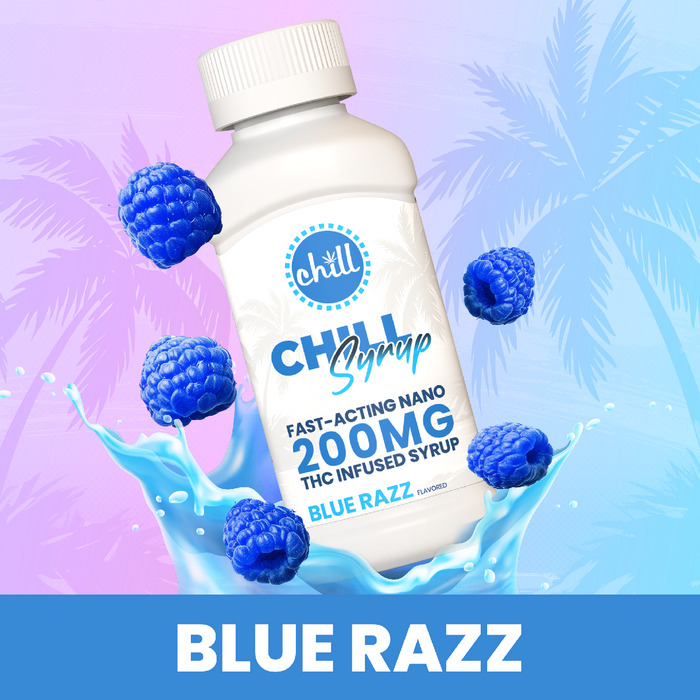 Blue Razz Syrup Tincture | 200mg THC | MI