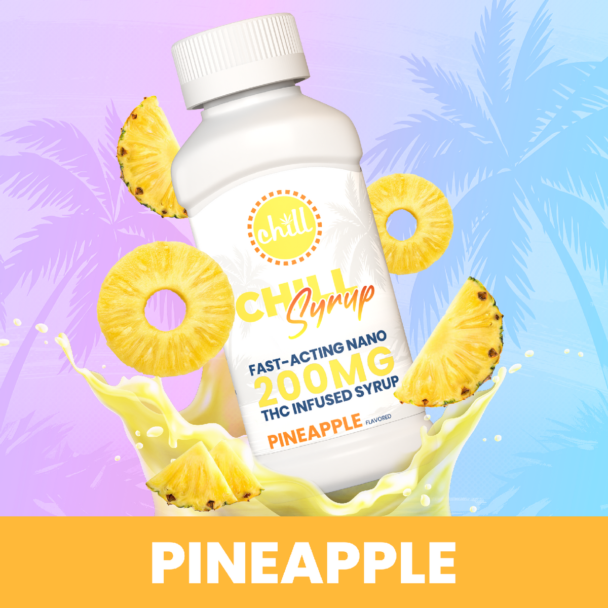 Pineapple Syrup Tincture | 200MG THC | MI