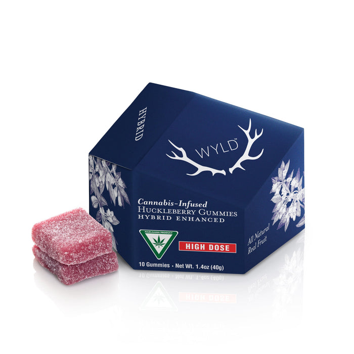 WYLD Huckleberry Hybrid Enhanced Gummies 200mg 10ct